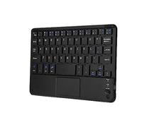 Dpofirs Mini Teclado con Panel Táctil para Estudiantes y Profesionales, Ultrafino y Ligero, Material Plástico de, Adecuado para PC con Teléfono