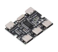 Dpofirs Módulo de Expansión de Concentrador USB Tipo C, Diseño de Ahorro de Energía, Concentrador USB 2.0 Plug and Play para Técnicos y Personal