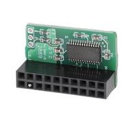 Dpofirs Módulo de Seguridad de Cifrado TPM 2.0, Green TPM 2.0 Módulo 20-1 -Pin para PC