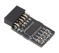 Dpofirs Módulo de Seguridad de Cifrado TPM2.0 de 12 Pines Fácil Instalación para Placas Base con Memoria DDR4 Componente de PC Pequeño y Compacto 1