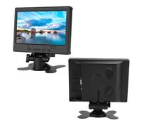 Dpofirs Monitor de 7 Pulgadas, Pantalla TFT LCD Monitor 1080P para RPi, Pantalla de Automóvil, CCTV, Soporte AV, Interfaz Multimedia HD, VGA, Relación de Aspecto 16:9, Vida útil de