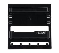 Dpofirs Organizador de Estante de Montaje en la Pared, Organizador de Pared de Plástico de Plástico de Varios Usos Elegante para el Hogar (Black)