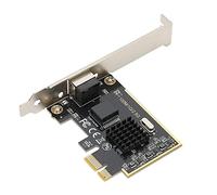 Dpofirs PCI-E Tarjeta de Red Gigabit,Alta Velocidad Adaptador de Red Universal de Puerto de Red RJ45 Estándar,Dispositivo de Red de Full Duplex/Half Duplex Adaptativo,Tarjeta de Red