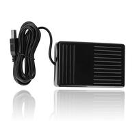 Dpofirs Pedal de Interruptor de Pedal USB, Interruptor de Pie de Manos Libres para PC de Videojuegos Universal, Programa de Control de una Tecla Teclado de Ratón de Computadora HID