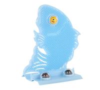 Dpofirs Peine Compacto para el Cuidado Personal de Gatos, Depurador en Forma de Fácil de Usar, Adecuado para Todas Las Mascotas, Campana de Hierba Gatera para el Cuidado del Cabello. Tipo de (Blue)