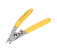 Dpofirs Pelacables de Fibra óptica de Acero Inoxidable con 3 Orificios de Puerto para un Pelado Preciso para Redes FTTH, Cómodo para un Uso Fácil, Ideal para Sistemas FTTX