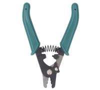 Dpofirs Pelacables de Fibra óptica de Apertura Ajustable con Diseño de Bloqueo de Seguridad, Función de Resorte de Reinicio Automático para un Pelado óptimo, Rendimiento Duradero, Color Negro