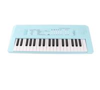Dpofirs Piano Electrónico, Teclado Musical con 37 Teclas y Micrófono para Niños Principiantes, Instrumento Educativo Portátil con Función de Grabación, 2 Tonos 16 Canciones 4 Ritmos (BLUE)