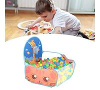 Dpofirs Piscina de Bolas de Jirafa de Dibujos Animados para Niños con Aro de Baloncesto para Tienda de Campaña de Piscina para Juegos de Bebés, Tiempo de Juego Divertido para Niños y Niñas, Tela de