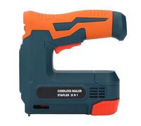 Dpofirs Pistola de Clavos Inalámbrica con Carga USB Eficiente para Carpintería, Capacidad de 1000 Grapas, Adecuada para Tapicería y Decoradores