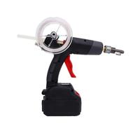 Dpofirs Pistola de Pegamento de Cableado de Fibra óptica, Herramientas de Fibra de Vidrio Invisibles de de Cableado Pantalla Digital Ajustable para FTTR (Enchufe de la UE)