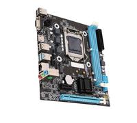 Dpofirs - Placa base de juego H81 para placa base PC LGA 1150 doble canal DDR3 con interfaz M.2 alta velocidad interfaces I O placa base juego 1600 MHz
