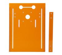 Dpofirs Placa Base de la Máquina Cortadora de 28 X 38 Cm Placa Guía de la Máquina Cortadora sin Perforaciones Portátil para Carpintería Especial, Plásticos de Ingeniería