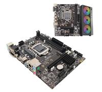 Dpofirs Placa Base H310 LGA 1151 Ranura de Memoria DDR4 de Doble Canal Placa Base de 24 Tomas de Corriente de 8 Pines con VGA SATA 6gb PCIe X16 NVME M.2