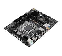 Dpofirs Placa Base para minería M ATX, Compatible con procesador E5 LGA1356, 2xDDR3, 4xSATA2.0, 1 x M.2NVME, PCIE16X, PCIE1X, Ocho Pines, 24 Pines, 6 x USB2.0, Placa Base de computadora