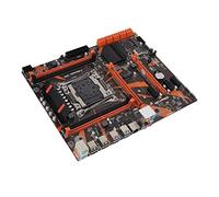 Dpofirs Placa Base X99 LGA 2011-3, Placa Base para PC con 4 Ranuras de Memoria DDR4, NVME M.2, Interfaz de Módulo WiFi, Placa Base de Computadora con Tarjeta de Red Gigabit para Escritorio