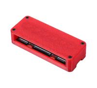 Dpofirs Quemador de Tarjetas de Juego, Lector de Cartuchos USB para Cartuchos ChisFlash MBC5 Plus MAX V1.1 y TicKnot GBC GBA RTC con ROM Save Backup RAM Verificación (rojo)