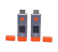 Dpofirs Receptor Transmisor de Interfaz Multimedia HD Inalámbrico, Salida HD 1080P de 165 Pies Plug and Play, Extensor Portátil de Banda Dual 2.4G 5.8G para Video Audio a Monitor de TV