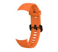 Dpofirs Reemplazo de Correa de Reloj de Silicona, para y 5, Correa de Muñeca Ajustable Suave con Hebilla, Diseño de Instalación Rápida, Múltiples Colores, (ORANGE)