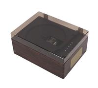 Dpofirs Reproductor de CD Bluetooth Vintage, Altavoz Doble Inalámbrico Retro Portátil con Auriculares para el Coche Doméstico, Reproducción de Sonido sin Pérdidas para Audiófilos (Nuez)