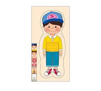 Dpofirs Rompecabezas de Anatomía del Cuerpo Humano, Juguete Educativo para la Conciencia de los órganos del Cuerpo para Niños, Herramienta de Aprendizaje Duradera para Niños y Niñas, Material de