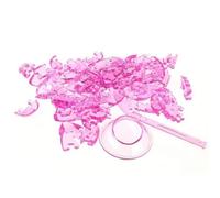 Dpofirs Rompecabezas de Cristal 3D Modelo de Corazón Juguete de Bloques de Construcción para el Desarrollo del Cerebro y la Vinculación Familiar, Regalo Ideal para Actividades de Fiesta de Navidad