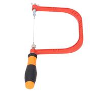 Dpofirs Sierra de Calar de Aleación de Aluminio de 5 Pulgadas con Corte Estable para Proyectos de Carpintería, Kit de Sierra en Forma de U de 5 Hojas para manualidades: Corte Metales Blandos,