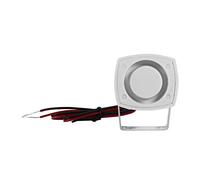 Dpofirs Sirena de Alarma con Cable, de Alarma con Sonido de Mini Bocina de 110 DB con bajo Voltaje de 12 V CC para Seguridad del Vehículo Doméstico