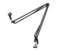 Dpofirs Soporte de Brazo para Micrófono Giratorio de 360°, Brazo de Acero con Cancelación de Ruido para Micrófonos de 3 Kg - Soporte Resistente - Estudio de Grabación Profesional