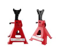 Dpofirs Soporte de Gato Ligero de Acero Al Carbono 2T para Camión SUV de Coche, Ajustable de 10 1/2 Pulgadas a 16 1/2 Pulgadas, Barra de Trinquete Rápida, Mecánico Automotriz