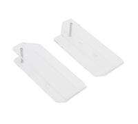 Dpofirs Soporte de Pared para Computadora Portátil, Soporte de Acrílico para Montaje en Computadora Debajo del Escritorio con Ranuras para Administración de Cables, para Organización de Escritorio con