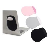 Dpofirs Soporte Delgado para Ratón para Ordenador Portátil, 3 uds., Bolsas Adhesivas para Ratón, PU, Reutilizable, Bolsa de Almacenamiento Universal para Disco Duro, Unidad Flash USB