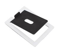 Dpofirs Soporte para Altavoz de Escritorio, Acolchado de Metal, Reduce la Resonancia, Capacidad de 7,7 Libras para Altavoces de PC, Diseño en ángulo óptimo para un Mejor Rendimiento del Sonido (WHITE)