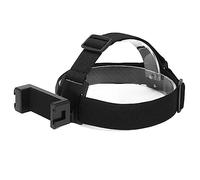 Dpofirs Soporte para Correa para la Cabeza, Soporte Universal Ajustable para Cámara y Teléfono, Rotación de 120 Grados, con Zapata Fría para Kit de Accesorios, Compatible con Cámara de Acción Móvil