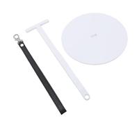 Dpofirs Soporte para Hilo de Muñeca, Correa de Goma Acrílica, Rotación de 360 grados, Soporte Portátil para Bola de Hilo con Ajuste Cómodo para Viajes, Tejer, Ganchillo (WHITE)