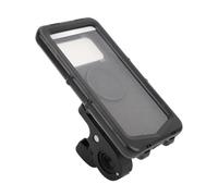 Dpofirs Soporte para Teléfono de Bicicleta, Soporte para Teléfono Celular de Motocicleta con Rotación de 360 Grados a Prueba de Golpes y Resistente Al Agua IPX5, Control Táctil de Pantalla (Black)
