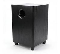 Dpofirs Subwoofer Pasivo, Subwoofer Doméstico de 100 W, Efecto Envolvente de Graves de Alta Fidelidad, para Cine en Casa y Estudio