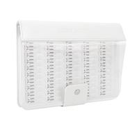 Dpofirs Tabla de Libros de Exhibición de 150 Colores de Uñas, Libro de Muestras de Uñas con Cubierta de Cuero de PU de Postizas Transparentes para Salones de , Placa de de Plástico Fija