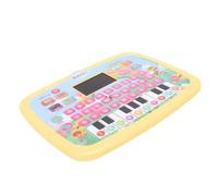 Dpofirs Tableta de Aprendizaje para Niños, Tableta Educativa LED para Niños con Juegos de Aprendizaje Interactivos, Números, Alfabeto, Lectura de Cuentos y Educación Temprana para Pequeños, Amarillo