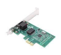 Dpofirs Tarjeta de Red Gigabit Nic, Adaptador Ethernet Plug and Play 10 100 1000Mbps con Puerto RJ45 PCIe 2.0 X1 para Wins para Linux