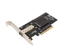 Dpofirs Tarjeta de Red PCI E SFP de 10 GB, Adaptador de Red PCIe SFP de 10 Gigabit Nic Ranura PCI Express X8 para Chipset Intel 82599 Adaptador de Red PCI Express para Win para