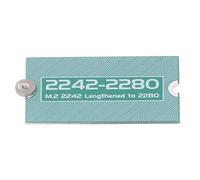 Dpofirs Tarjeta M.2 NGFF NVME SSD, M.2 NGFF NVME Soporte Adaptador de Extensión de Longitud para 2242 a 2280, PCB NVME M.2 SSD 2242 a 2280 Placa de Tarjeta de Soporte de Extensión, Fácil