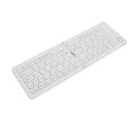 Dpofirs Teclado Bluetooth Plegable con Soporte, Teclado Inalámbrico Portátil de 67 Teclas Recargable para Android para Wins, Teclado de Viaje para Teléfono Tableta Portátil (White)