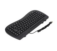 Dpofirs Teclado con Cable USB 87 Teclas-Disponible en Inglés Y árabe, Teclado Básico Universal para Computadoras Portátiles de Escritorio-Teclado de Idioma Pequeño (Arábica)