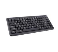 Dpofirs Teclado Inalámbrico 2.4G, 105 Teclas Teclado Externo Silencioso de Tamaño Completo Reposo Automático con Interruptor de Tijera, Teclados Bluetooth para for Wins para Linux para (Black)