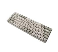Dpofirs Teclado Mecánico, Teclado Portátil para Juegos con Cable USB de 68 Teclas con Interruptor Azul Retroiluminado por LED, Teclados de Computadora para Jugadores de PC (Interruptor Azul - Gris