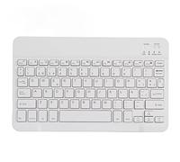 Dpofirs Teclado portátil inalámbrico ultradelgado de 10 '', Teclado Recargable por Bluetooth, con Puerto de Carga Micro USB, para Suministros informáticos Inteligentes con Bluetooth(Español)