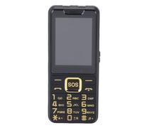 Dpofirs Teléfono Celular Superior con Botones Grandes, Pantalla a Prueba de Roturas de 2.6in HD, Linterna de Emergencia SOS, 2500 MAh de Batería Larga Dual SIM gsm Desbloqueada para (Black)