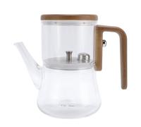 Dpofirs Tetera de Vidrio Magnético con Infusor, 760 Ml de Hervidor Resistente Al Calor, Filtrante Anti -scald Stavetop Safe Brew Cada Vez para el de té de Hoja Suelta Lista