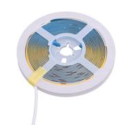 Dpofirs Tira de Luces LED COB, Cinta de Luces LED Flexibles de Color Blanco Cálido para Decoración del Hogar del Dormitorio del Gabinete de Bricolaje, Luz de Cuerda a Prueba de Agua de (4M)
